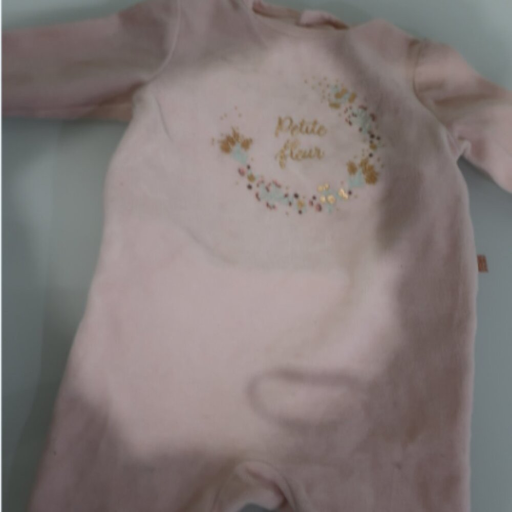 Carrement Beau baby girl footie